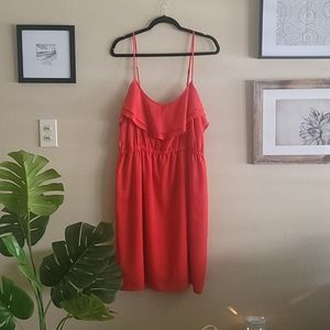 Hot Red Casual Dress